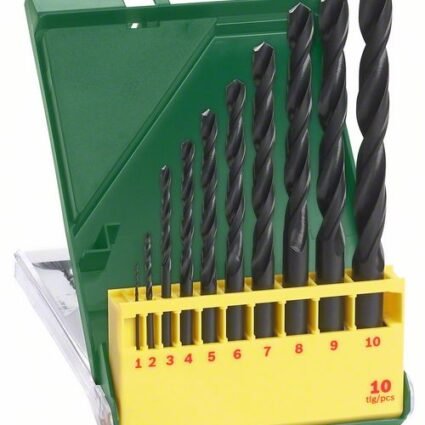 10-osaline HSS-R metallipuuride komplekt | Tarvikud>Puurid>Metallipuurid | Bosch | Trollo.ee | Üle 10 000 toote