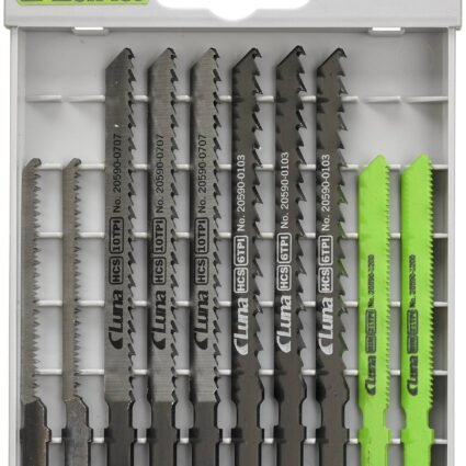 10-osaline tikksaelehtede komplekt Luna | Tarvikud>Tikksae terad | Luna Tools | Trollo.ee | Üle 10 000 toote