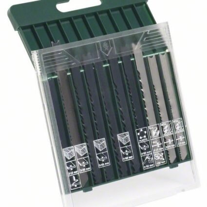 10-osaline tikksaeterade komplekt