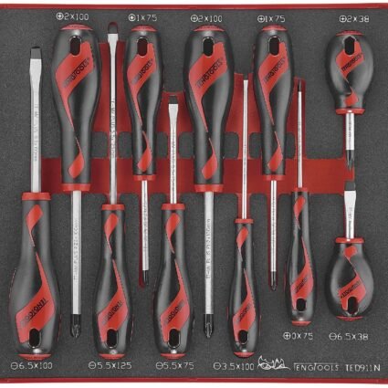 11osaline kruvitsakomplekt. Teng Tools TED911N | Käsitööriistad>Kruvikeerajad>Kruvikeerajate komplektid | Teng Tools | Trollo.ee | Üle 10 000 toote