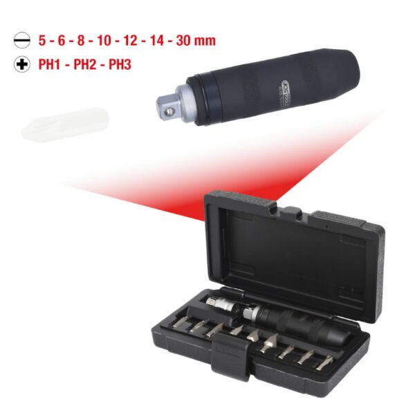1/2" käsi-löökkruvikeerajate komplekt 11 osa, KS Tools