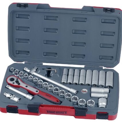 1/2'' nelikantkinnitusega padrunvõtmekomplekt. Teng Tools M1234 | Käsitööriistad>Padrunid>Padrunite komplektid | Teng Tools | Trollo.ee | Üle 10 000 toote