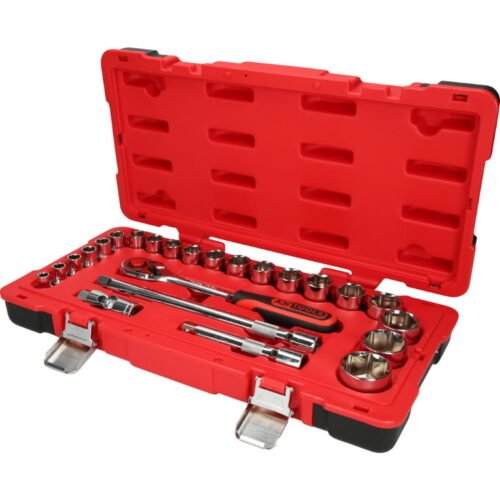 1/2" padrunvõtmete komplekt CHROMEplus 24pcs, KS Tools