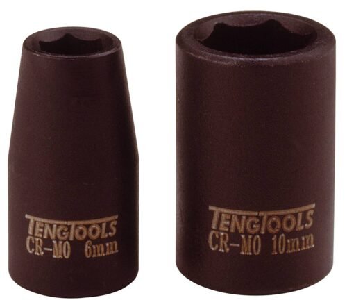 1/4" nelikantkinnitusega õhukeseseinalised jõupadrunid Teng Tools 960506-C / 960513-C