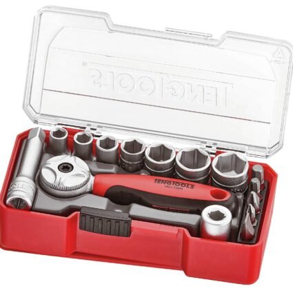 1/4'' nelikantkinnitusega padrunvõtmekomplekt Teng Tools TJ1415 | Käsitööriistad>Padrunid>Padrunite komplektid | Teng Tools | Trollo.ee | Üle 10 000 toote