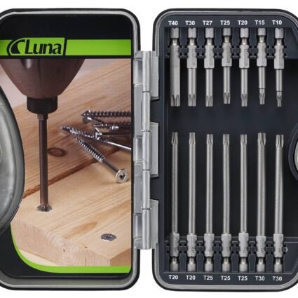 14-osaline otsakukomplekt Torx Luna | Käsitööriistad>Kruvikeerajad>Otsakute komplektid | Luna Tools | Trollo.ee | Üle 10 000 toote