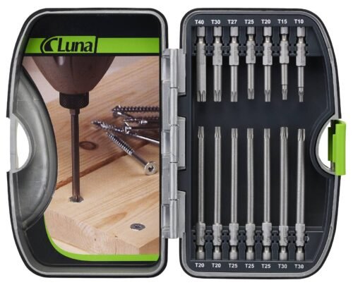 14-osaline otsakukomplekt Torx Luna