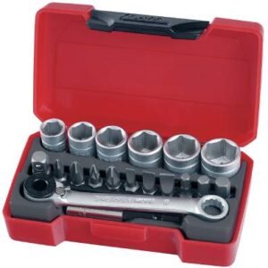 1/4″ nelikantkinnitusega padrunvõtmekomplekt Teng Tools T1419 | Käsitööriistad>Padrunid>Padrunite komplektid | Teng Tools | Trollo.ee | Üle 10 000 toote