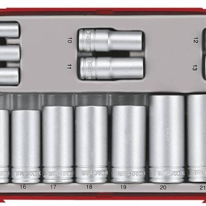 16-osaline 3/8'' nelikantkinnitusega padrunikomplekt Teng Tools TT381612 | Käsitööriistad>Padrunid>Padrunite komplektid | Teng Tools | Trollo.ee | Üle 10 000 toote