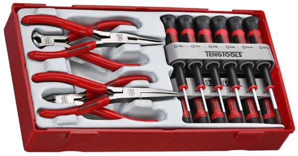 16 osaline Peenmehaanikukruvitsate ja tangide komplekt Teng Tools TTMI16