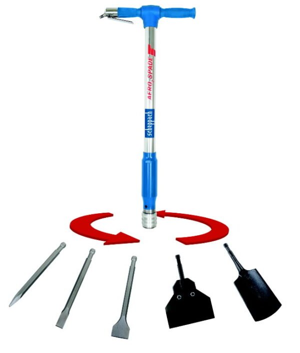 Pneumaatiline Multitööriist AERO SPADE, 5-in-1, Scheppach