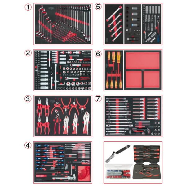 Tööriistakomplekt 665-osa SCS, KS Tools