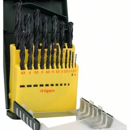 19-osaline HSS-R metallipuuride komplekt 1-10mm | Tarvikud>Puurid>Metallipuurid | Bosch | Trollo.ee | Üle 10 000 toote