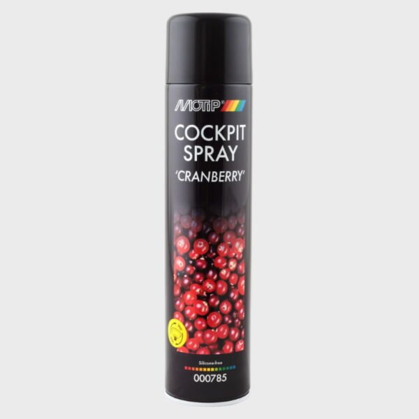 Salongipuhastusvahend Cockpit Spray jõhvikas 600ml, Motip