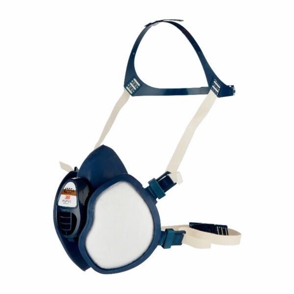 Poolmask 4000+ seeria, mittevahetatavate filtritega FFA2P3 R D, 3M