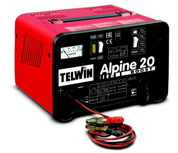 Akulaadija Alpine 20 Boost Ampermeetriga 12/24V, Telwin
