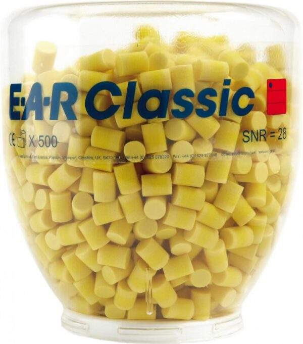 Kõrvatropid E-A-R Classic Täitepakend 500 Paari,plastikpudel, 3M