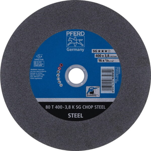 Metallilõikeketas SG Chop Steel 400×3,8/32,0mm, Pferd