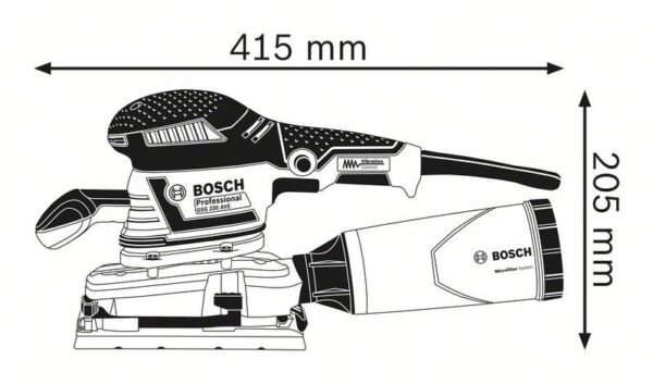 Taldlihvija Bosch GSS 230 AVE
