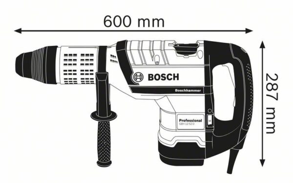 Puurvasar Bosch GBH 12-52 D SDS Max