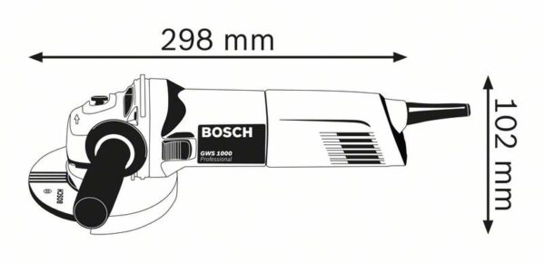 Nurklihvija Bosch GWS 1000