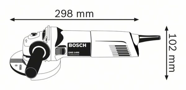 Nurklihvija Bosch GWS 1400