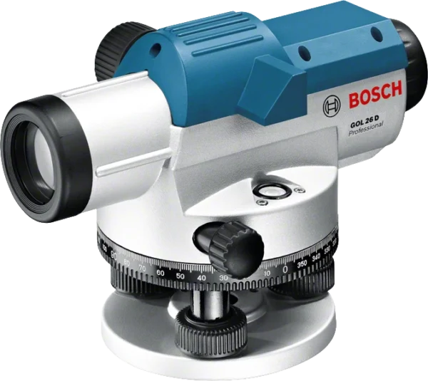 Optiline Niveliir Bosch GOL 26 D + Statiiv BT 150 + Mõõtelatt GR500