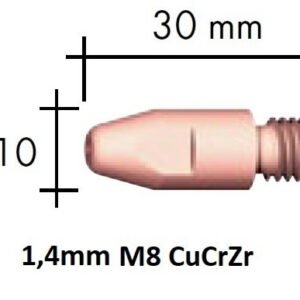 Kontaktsuudmik CuCrZr M8x30x10 - 1