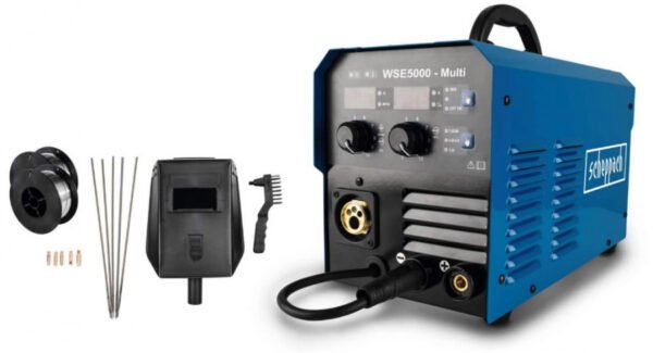 MIG-keevitusseade WSE5000 Multi (4-in-1) + tarvikud, Scheppach
