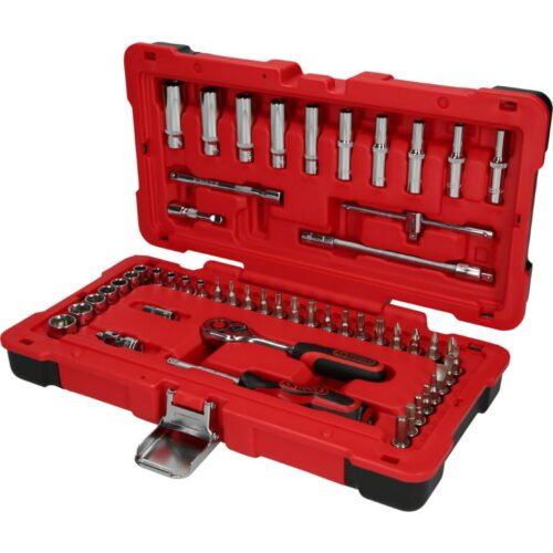 Padrunikomplekt 1/4´´ CHROMEplus, 52-osa, KS Tools