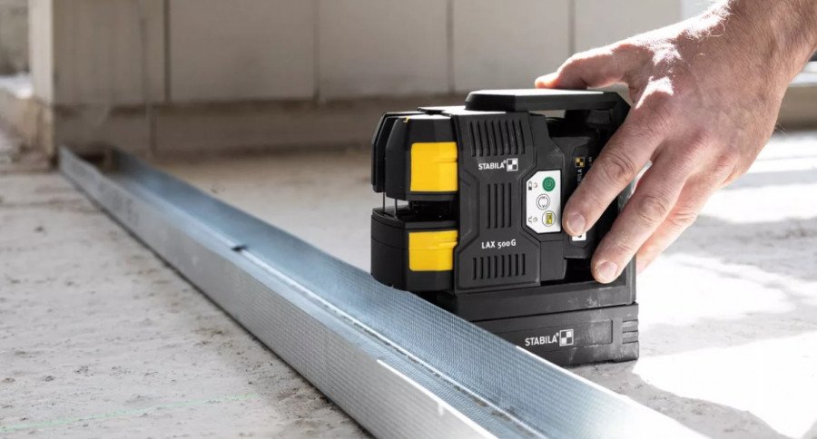 Ristjoonlaser LAX 500 G, roheline kiir komplekt, Stabila