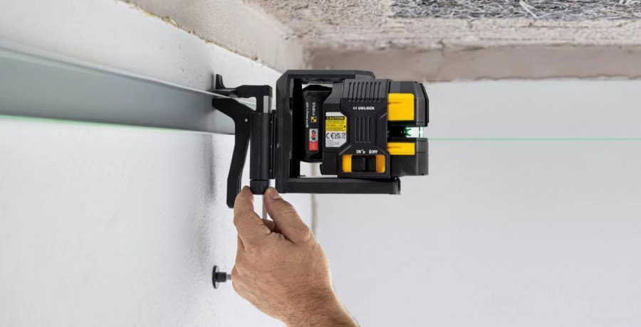 Ristjoonlaser LAX 500 G, roheline kiir komplekt, Stabila