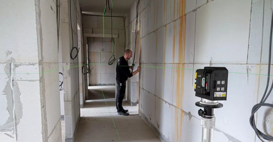 Ristjoonlaser LAX 500 G, roheline kiir komplekt, Stabila