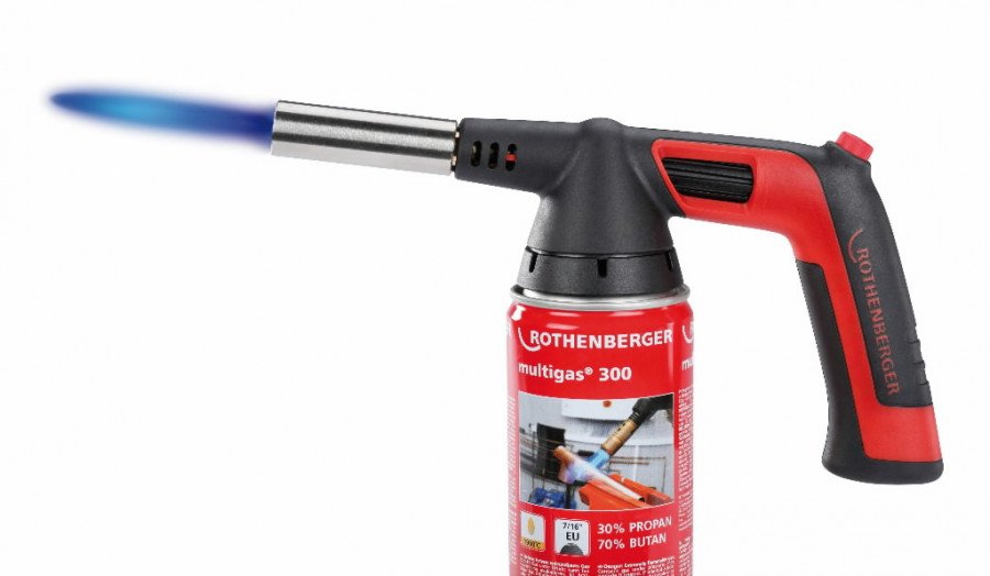 Gaasipõleti komplekt ROFIRE 4 PIEZO 1950/1800`C + Multigas 3, Rothenberger
