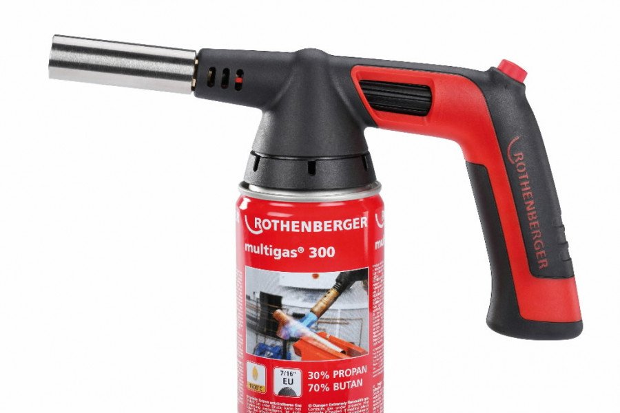Gaasipõleti komplekt ROFIRE 4 PIEZO 1950/1800`C + Multigas 3, Rothenberger
