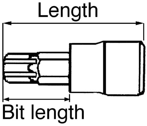 TX-padrun. 1/2" nelikantkinnitusega. Teng Tools M121220T-C / M121260T-C