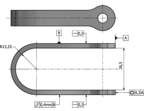 U-kinnitus poldiga