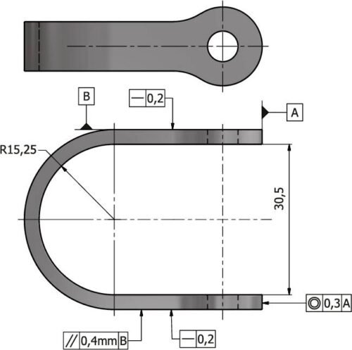 U-kinnitus poldiga
