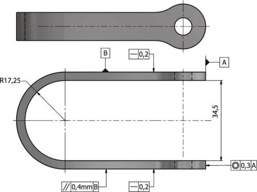 U-kinnitus poldiga