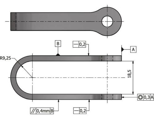 U-kinnitus poldiga