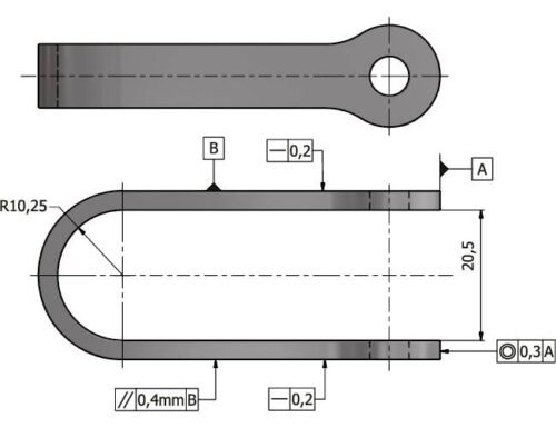 U-kinnitus poldiga