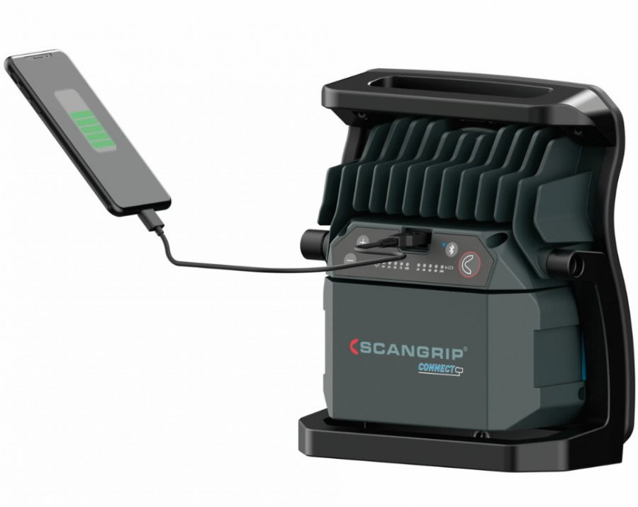 Akuga valgusti NOVA 4 CONNECT , 4000 lm, karkass CAS, Scangrip