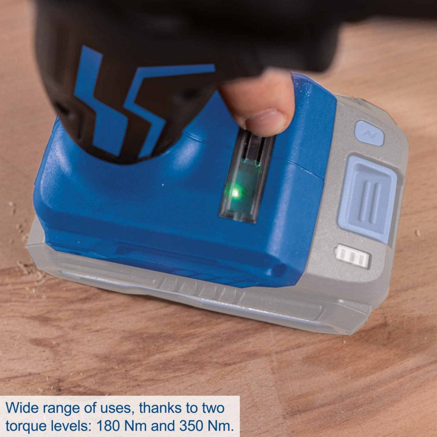 Akulöökmutrikeeraja BC-IW350-X, karkass, Scheppach