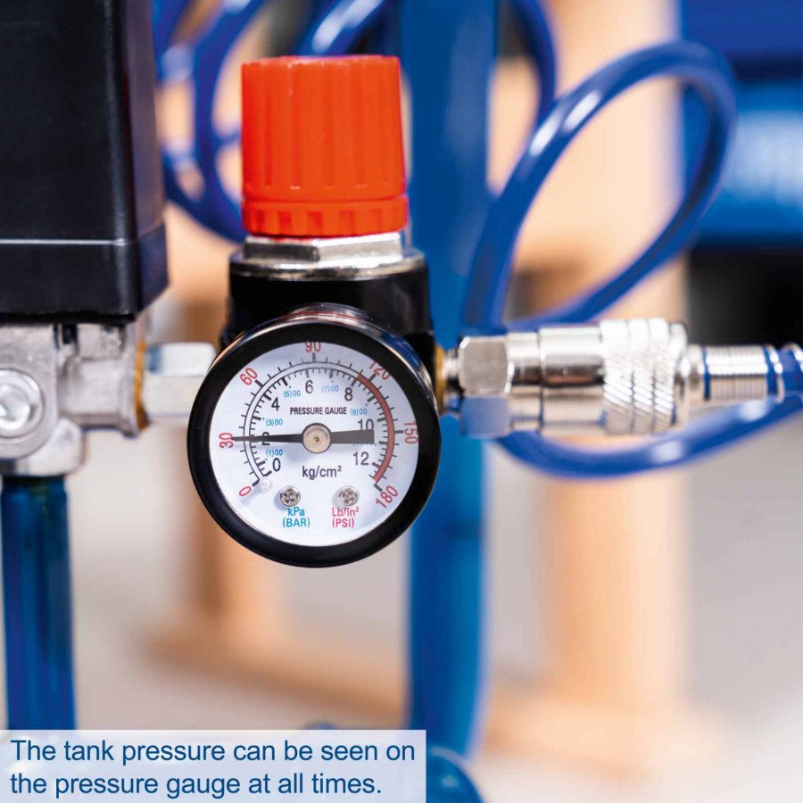 Kompressor HC25o koos 13-osalise tarvikukomplekti ja 5 m voolikuga, Scheppach