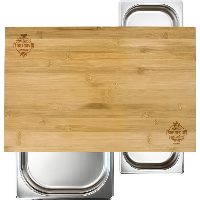 Lõikelaud 3 roostevabast terasest tilkumisalusega, KS Tools