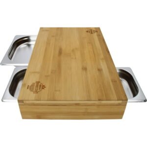 Lõikelaud 3 roostevabast terasest tilkumisalusega