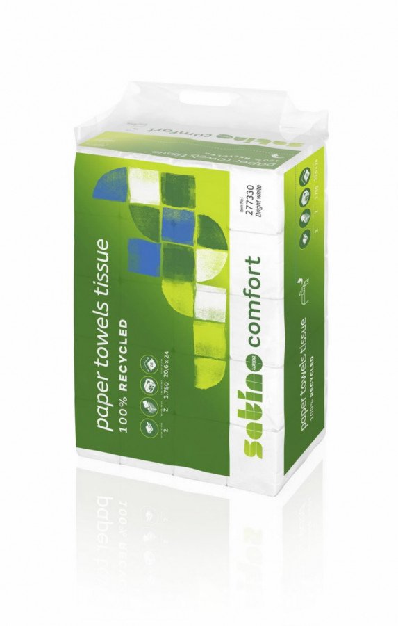 Lehtpaber Comfort/ 2-kihti/ 20,6x24 cm/ 3750 lehte PT2, Satino