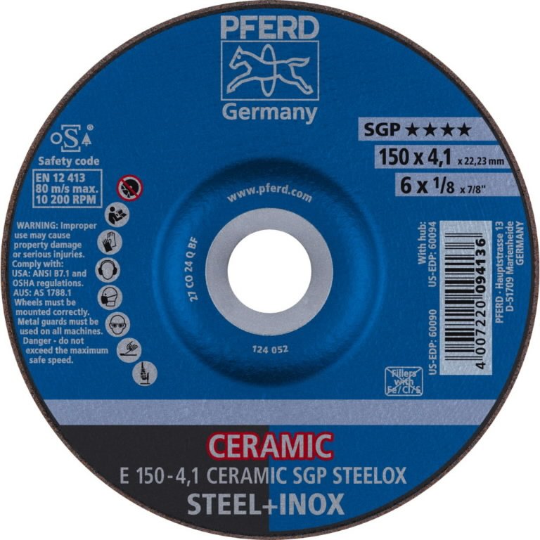 Lihvketas SGP Keraamiline STEELOX 150x4,1mm, Pferd