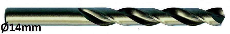 Metallipuur DIN338 HSSE-Co5 Ø14mm HSS 5tk, Exact