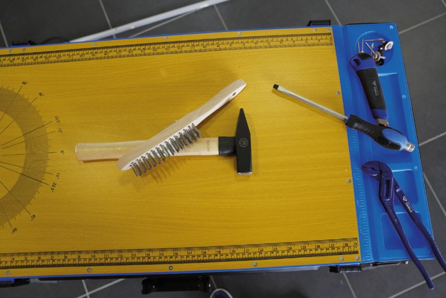 Töölaud-alus 4-in-1, reguleeritava kõrgusega 117-748mm, Brilliant Tools